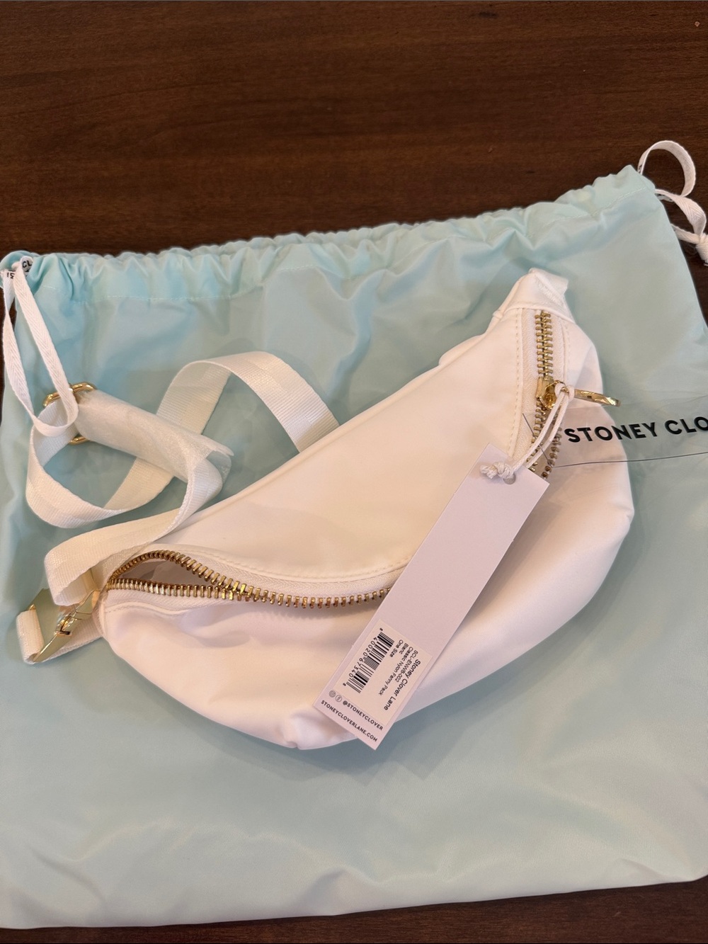 Stoney Clover Lane Fanny Pack in White - Picture 7 of 7